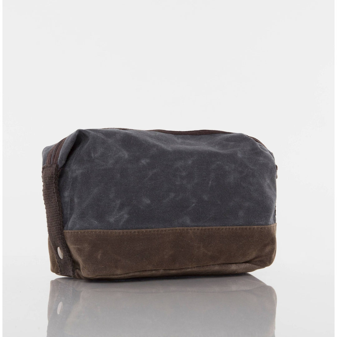 Waxed Dopp Kit: Khaki - Something Splendid Co.