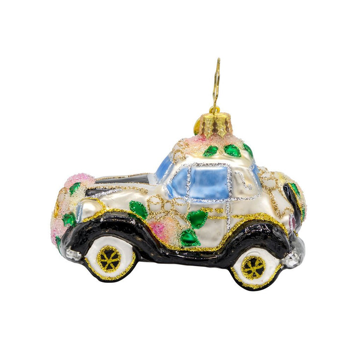 Wedding Day Wheels Gem Ornament - Something Splendid Co.