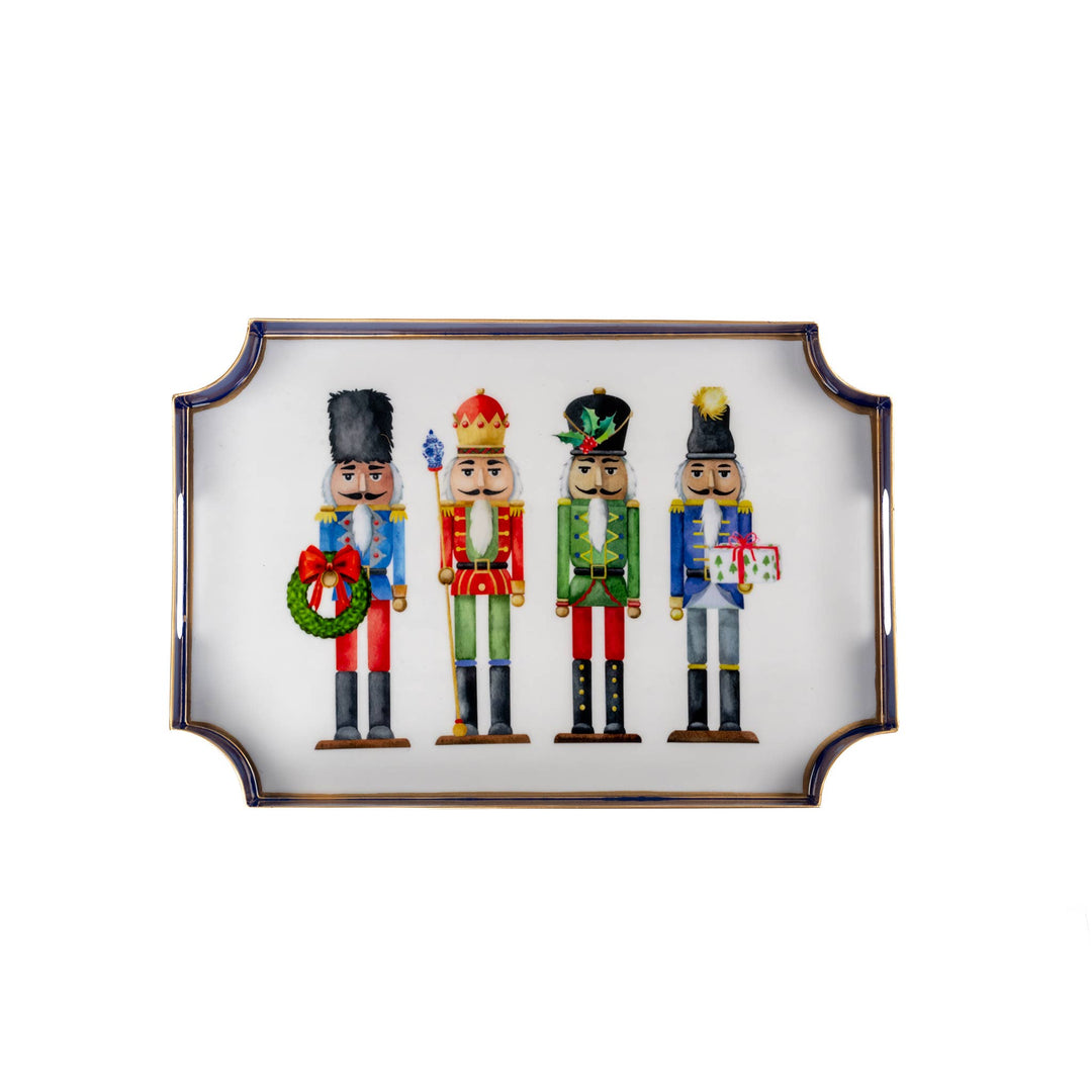 WH Nutcracker Enameled Jaye Tray: Multi-Color - Something Splendid Co.