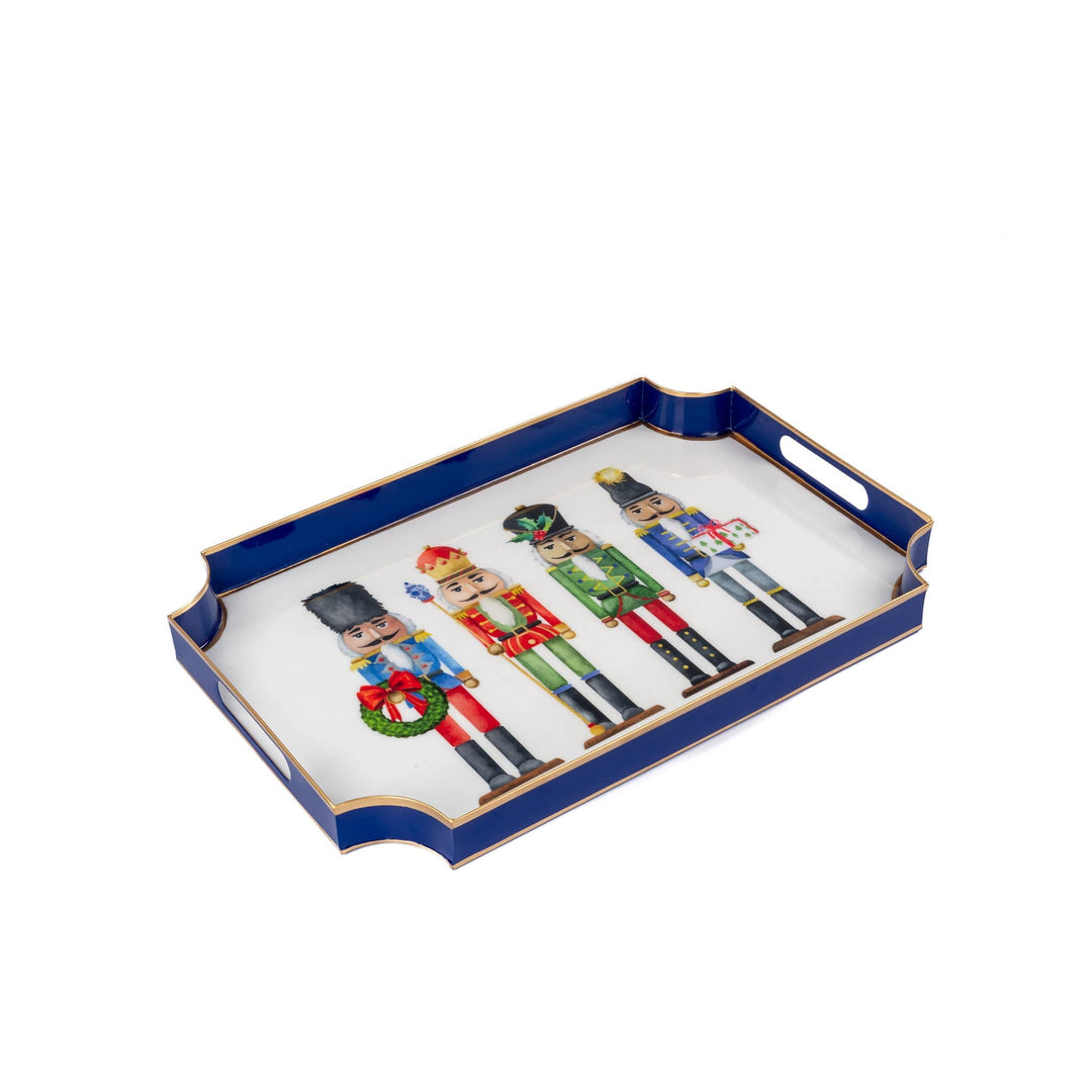 WH Nutcracker Enameled Jaye Tray: Multi-Color - Something Splendid Co.