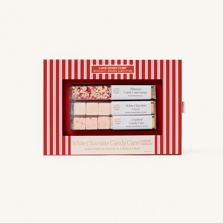 White Chocolate Candy Cane Martini Mixer Kit, Holiday - Something Splendid Co.