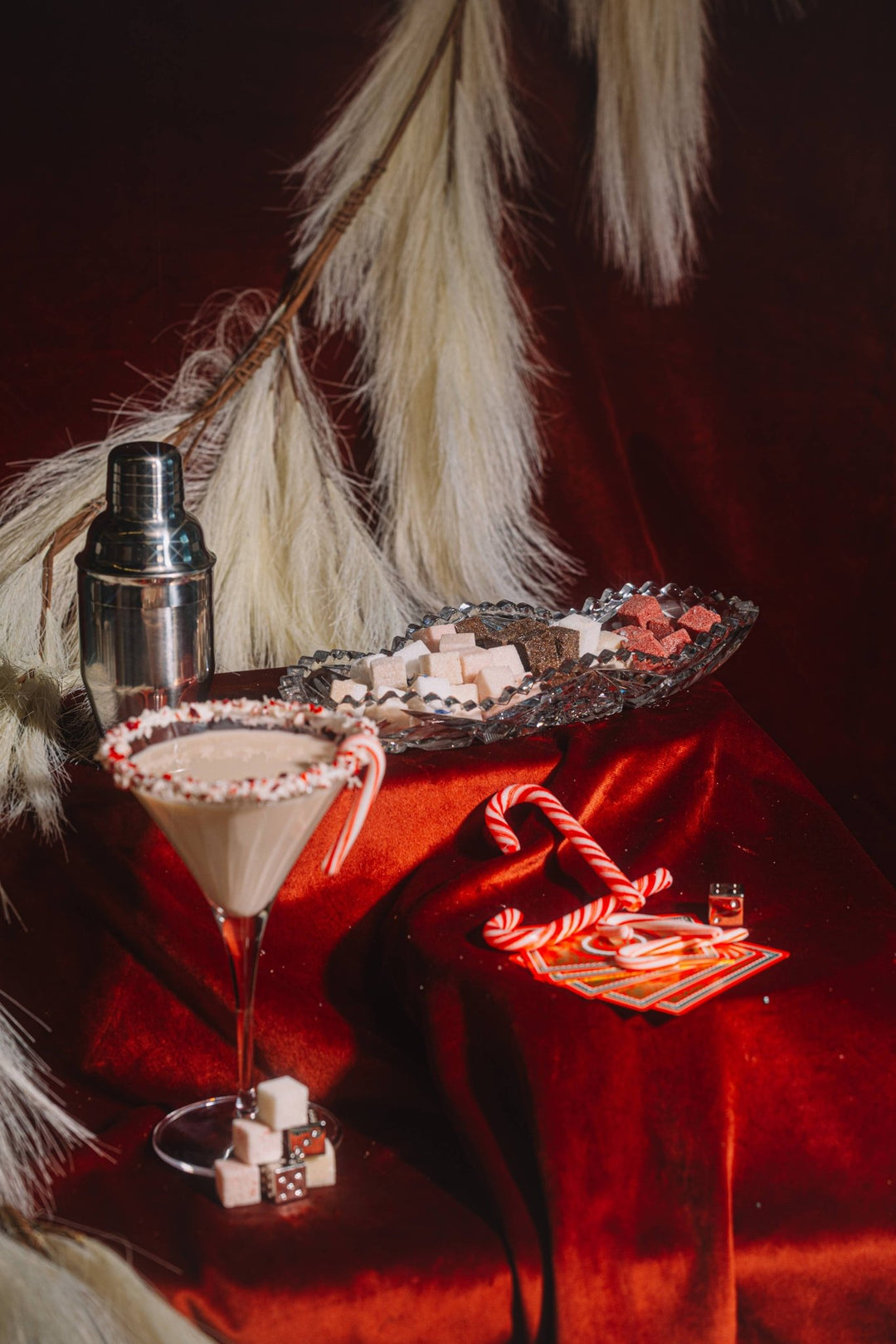 White Chocolate Candy Cane Martini Mixer Kit, Holiday - Something Splendid Co.