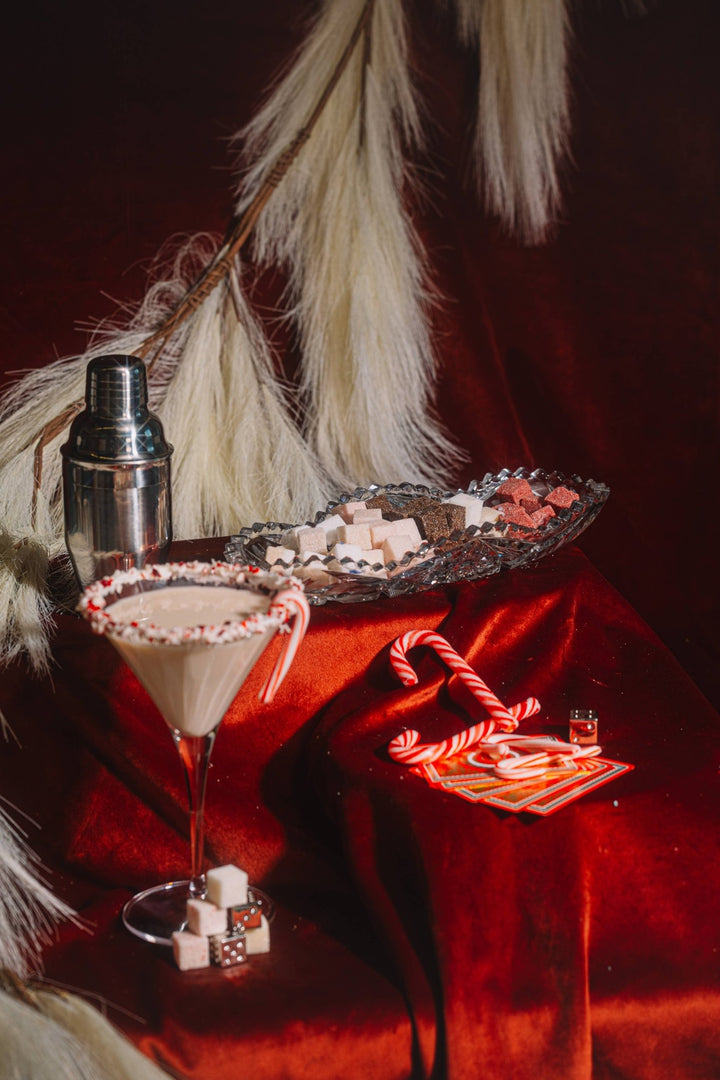 White Chocolate Candy Cane Martini Mixer Kit, Holiday - Something Splendid Co.