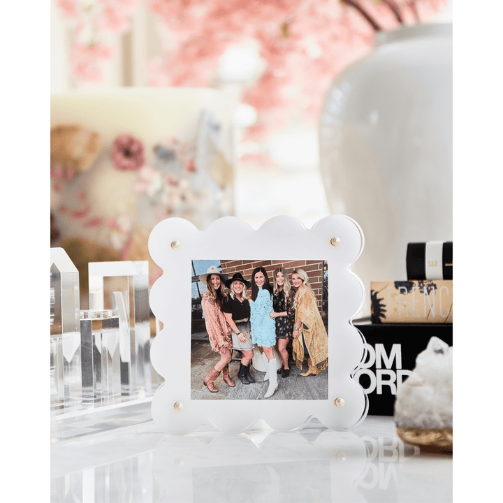 White Mini Acrylic Picture Frame - Something Splendid Co.