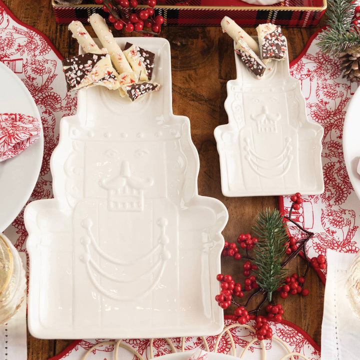 White Nutcracker Platter - Something Splendid Co.