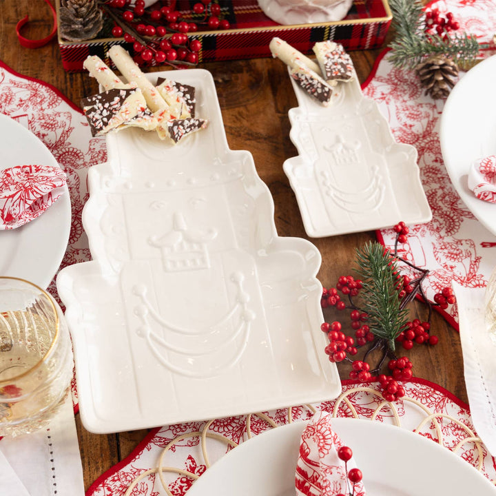 White Nutcracker Platter - Something Splendid Co.