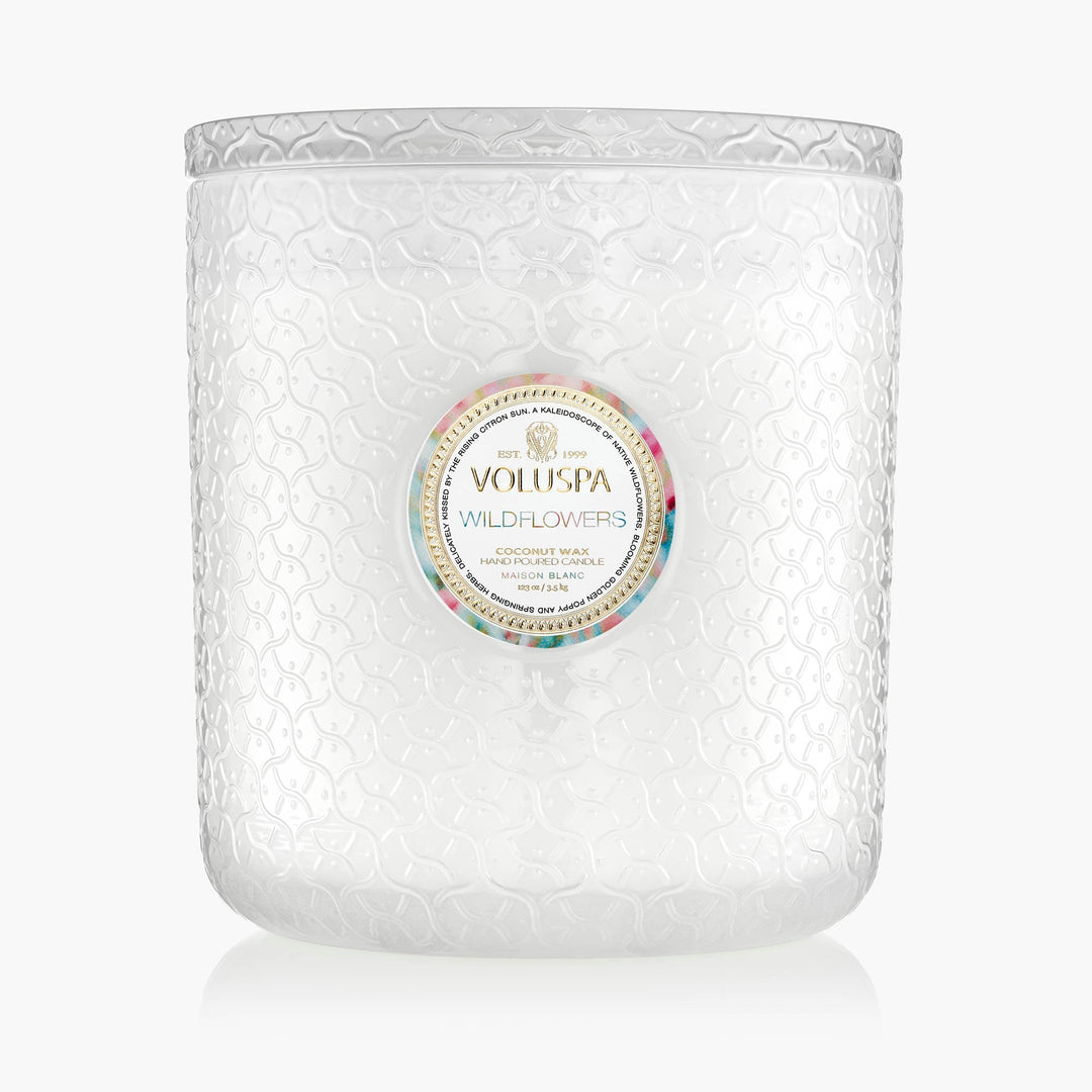 Wildflowers 5 Wick Hearth Candle - Something Splendid Co.