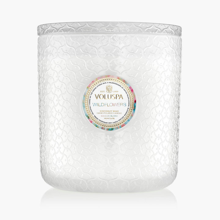 Wildflowers 5 Wick Hearth Candle - Something Splendid Co.
