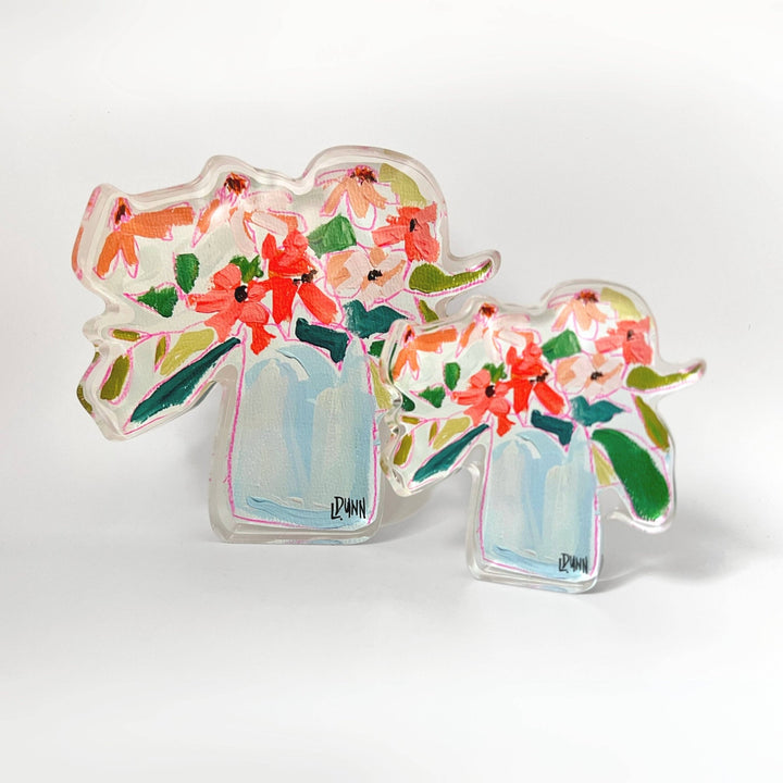 Wildflowers Acrylic Bloom Block - Something Splendid Co.