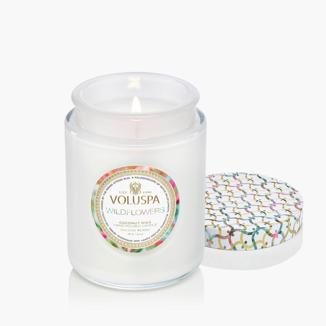 Wildflowers Large Jar Candle - Something Splendid Co.