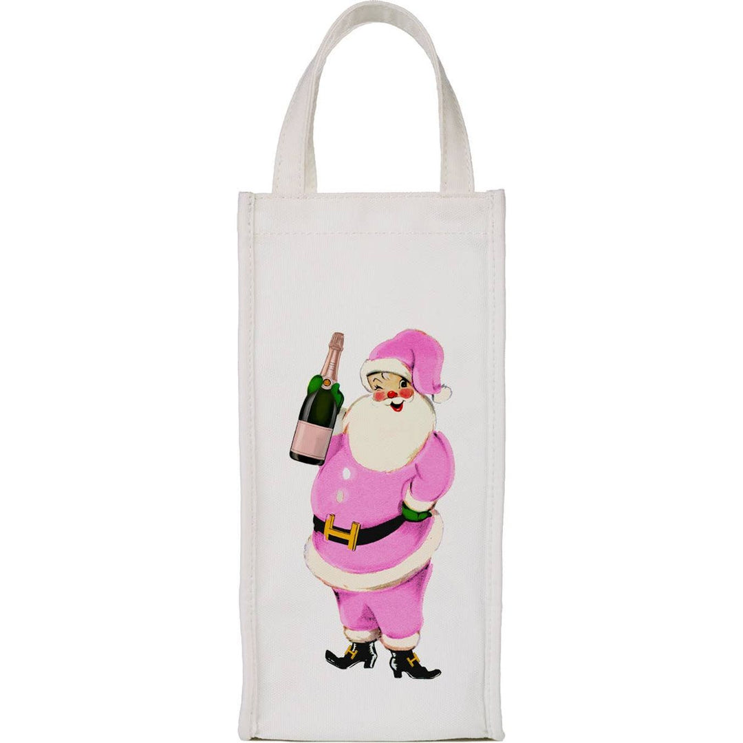 Wine Bag- Champagne Santa - Something Splendid Co.