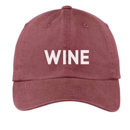 Wine Baseball Hat - Something Splendid Co.