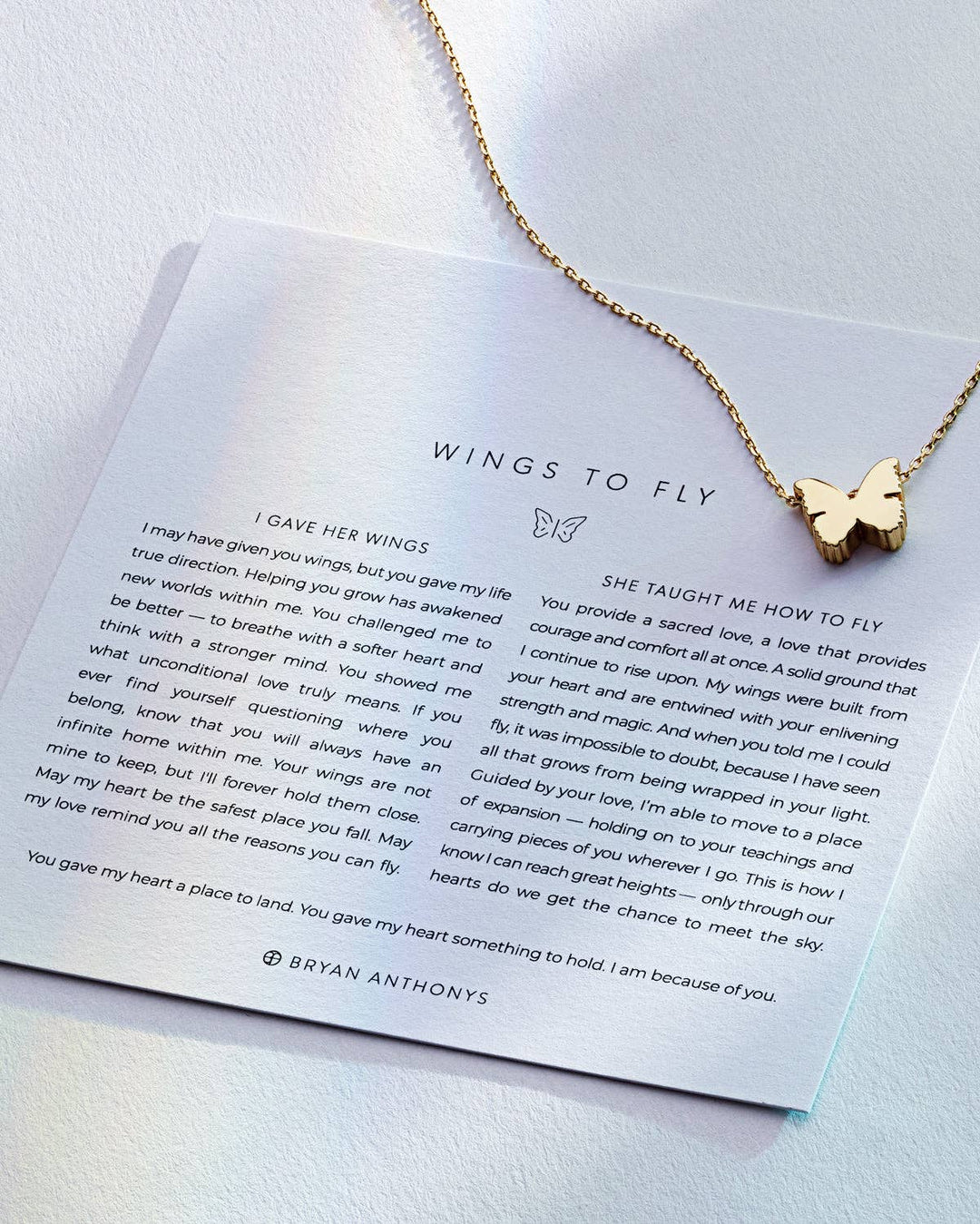 Wings to Fly Icon Necklace - Something Splendid Co.