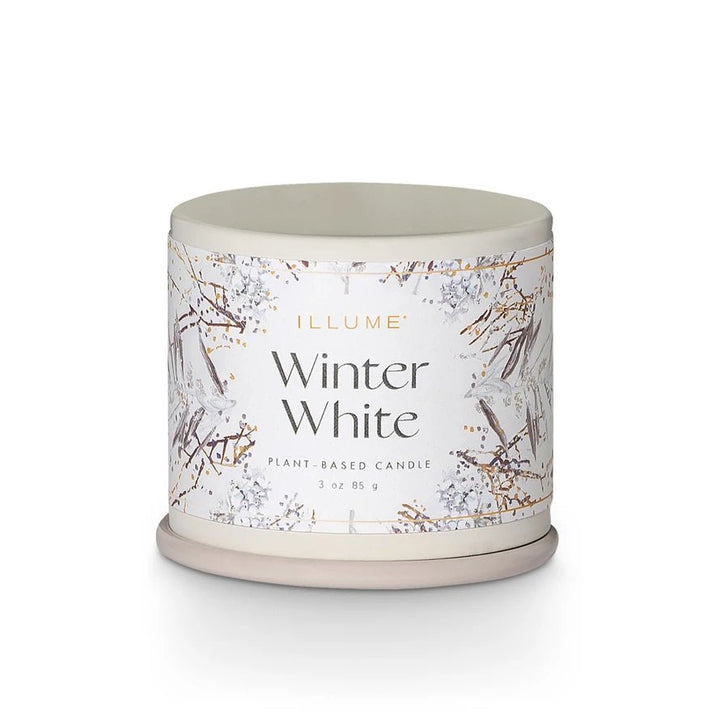 Winter White Demi Vanity Tin Candle - Something Splendid Co.