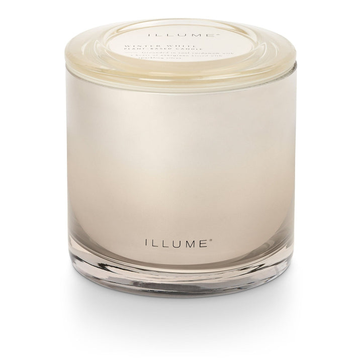 Winter White Statement Glass Candle - Something Splendid Co.