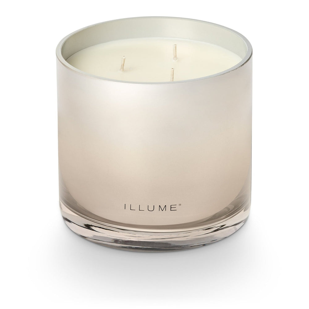 Winter White Statement Glass Candle - Something Splendid Co.