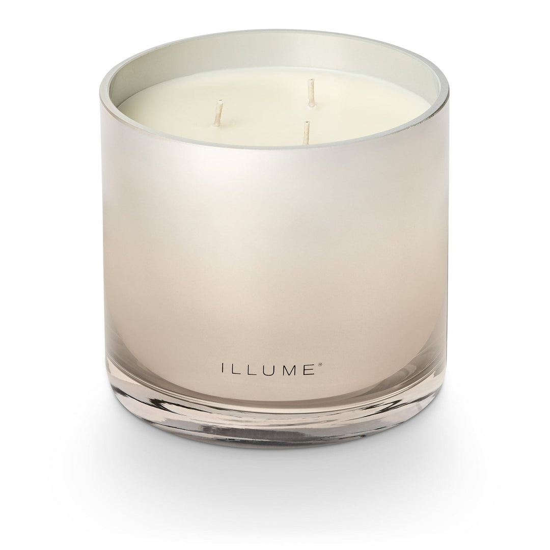 Winter White Statement Glass Candle - Something Splendid Co.
