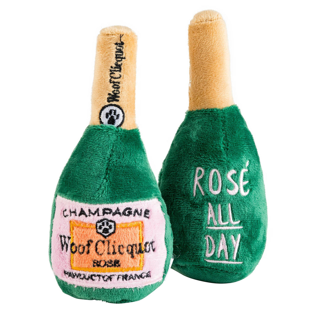 Woof Clicquot Rose' Champagne Bottle - Something Splendid Co.
