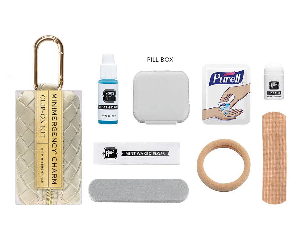 Woven Minimergency Charm - Ivory - Something Splendid Co.