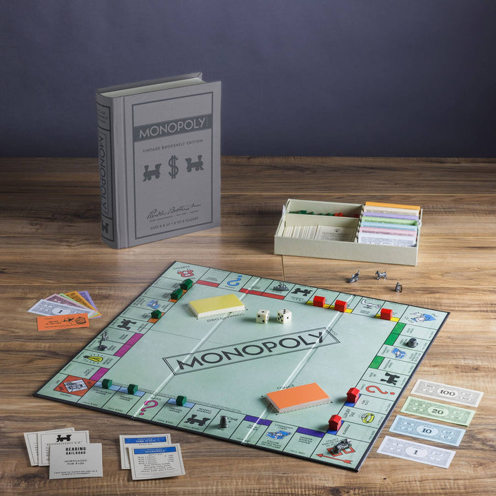 WS Game Company Monopoly Vintage Bookshelf Edition - Something Splendid Co.