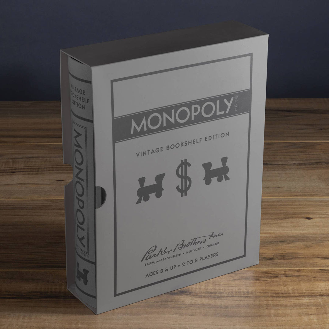 WS Game Company Monopoly Vintage Bookshelf Edition - Something Splendid Co.