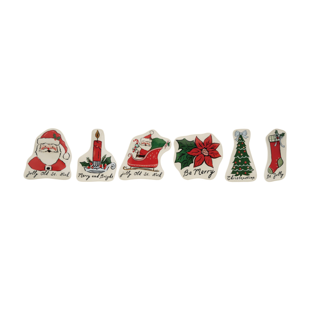 Holiday Stoneware Dish, 6 Styles