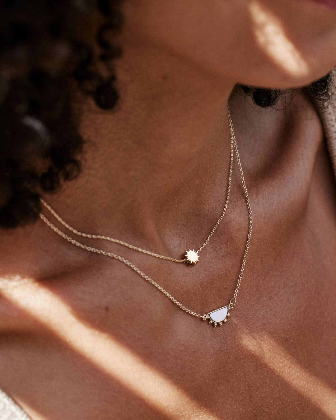 You Are My Sunshine Icon Necklace - 14k Gold - Something Splendid Co.
