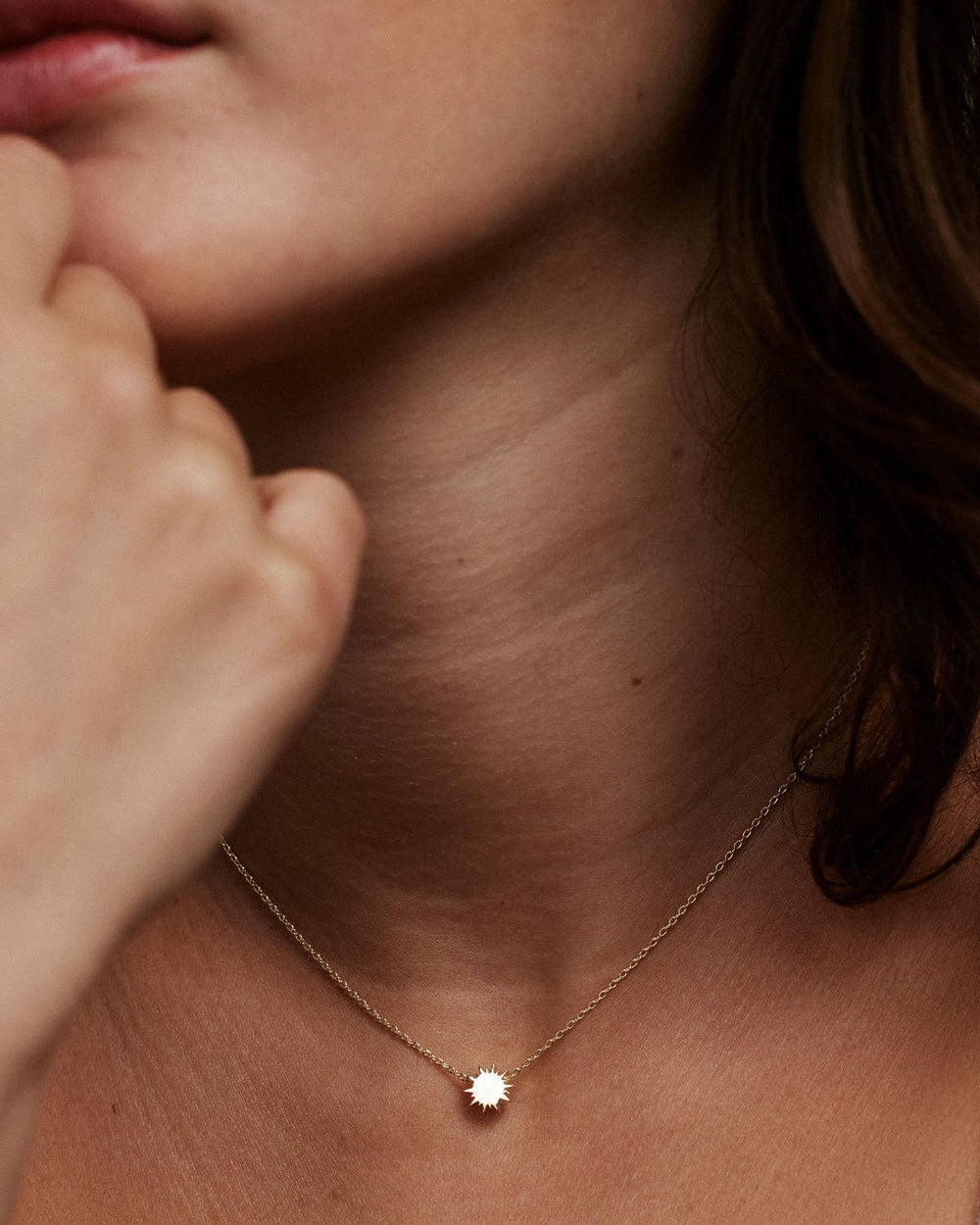 You Are My Sunshine Icon Necklace - 14k Gold - Something Splendid Co.