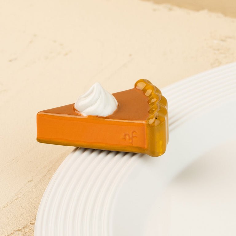 You Wanna Piece of Me? Mini by Nora Fleming — hand-painted ceramic slice of pie (alternate view 2)