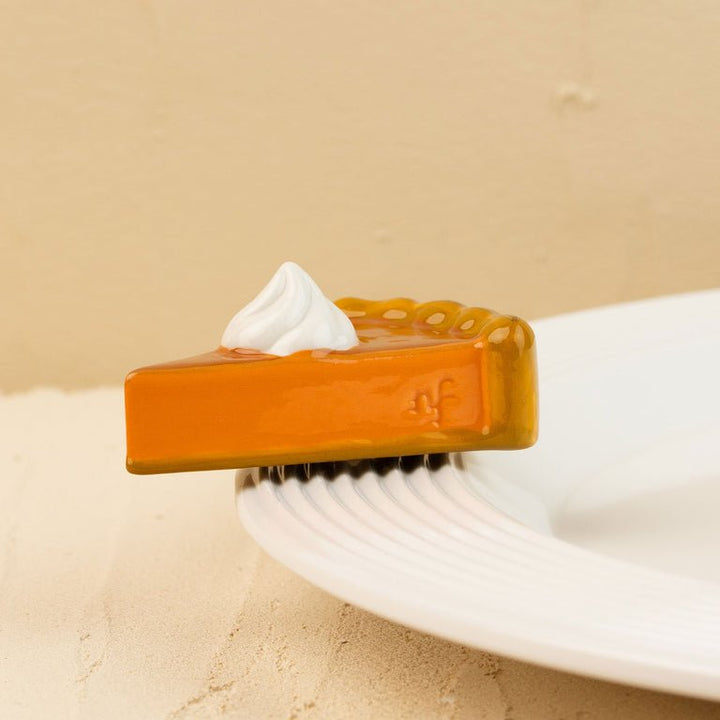 You Wanna Piece of Me? Mini by Nora Fleming — hand-painted ceramic slice of pie