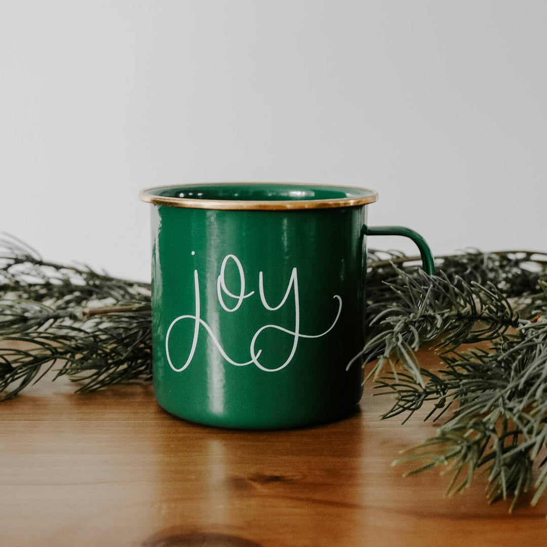 Joy - Green Campfire Coffee Mug - 18 oz