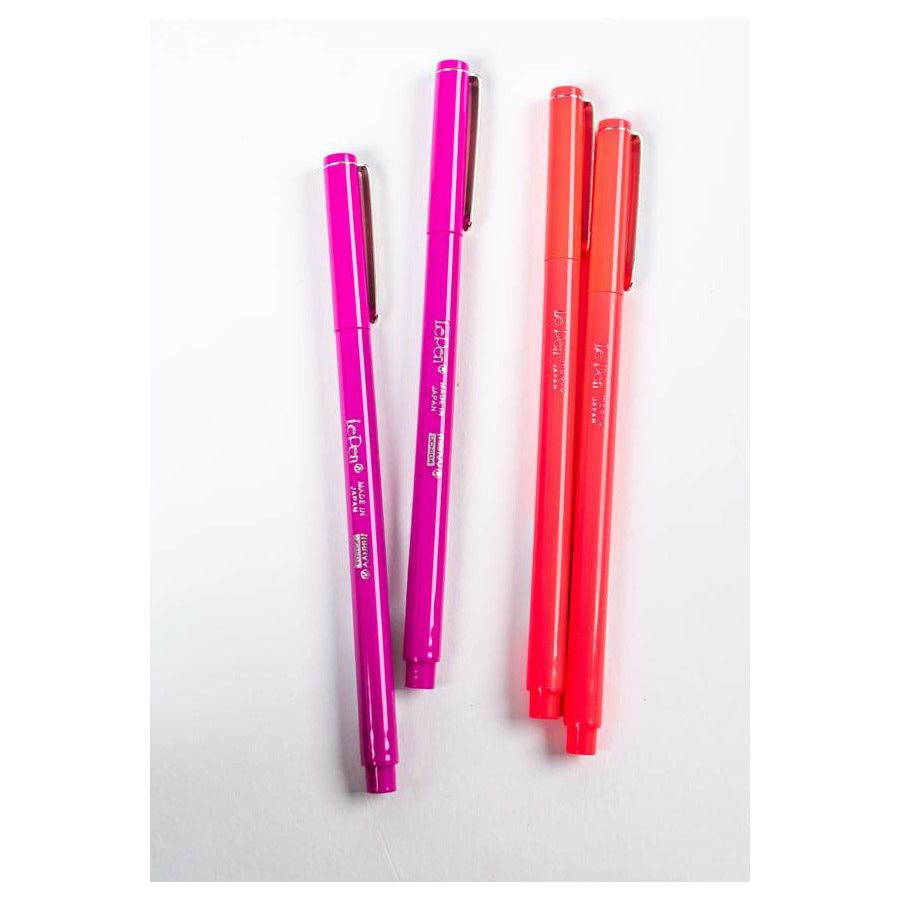 Le Pens - Two Fluorescent Pink Pens.