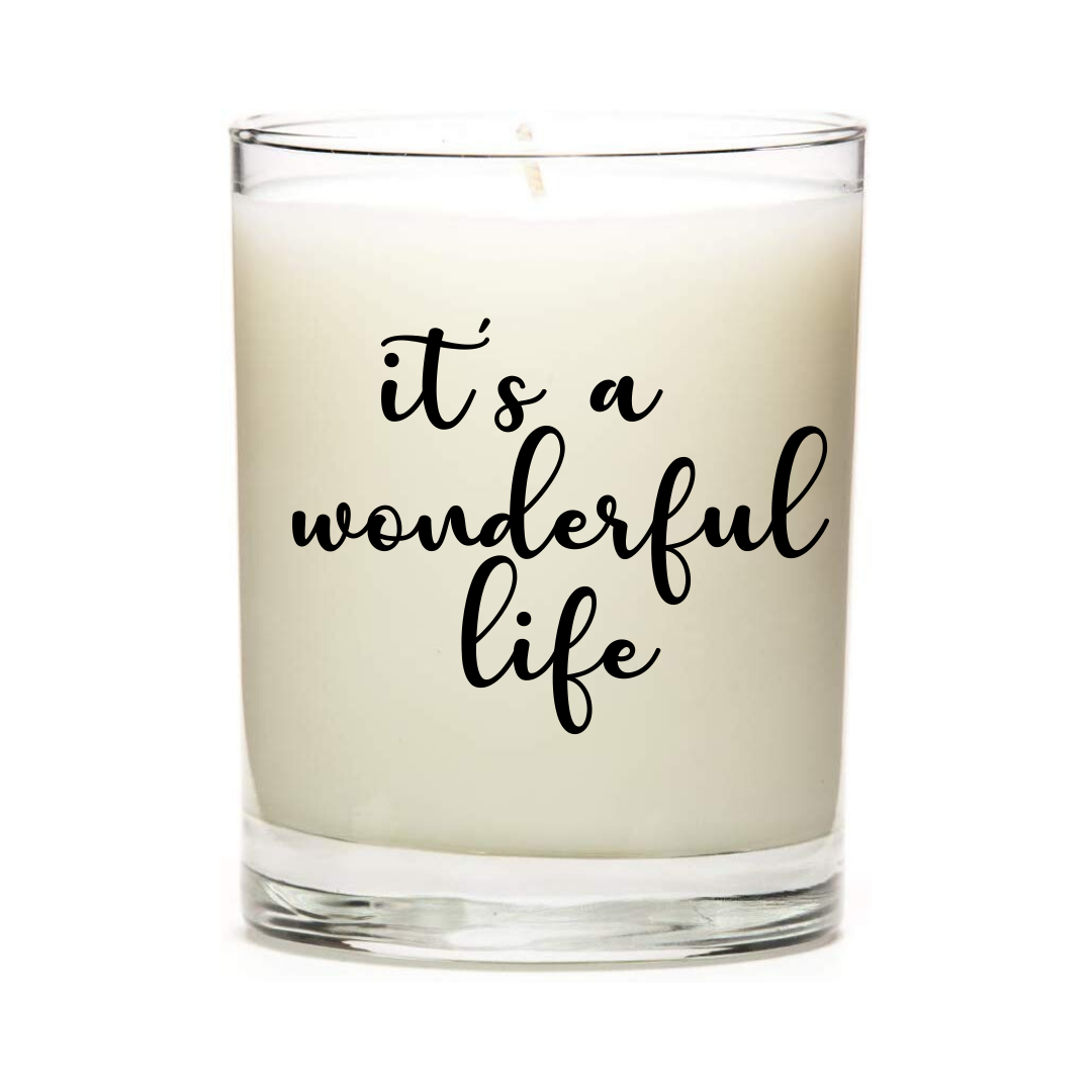 It's A Wonderful Life Candle.