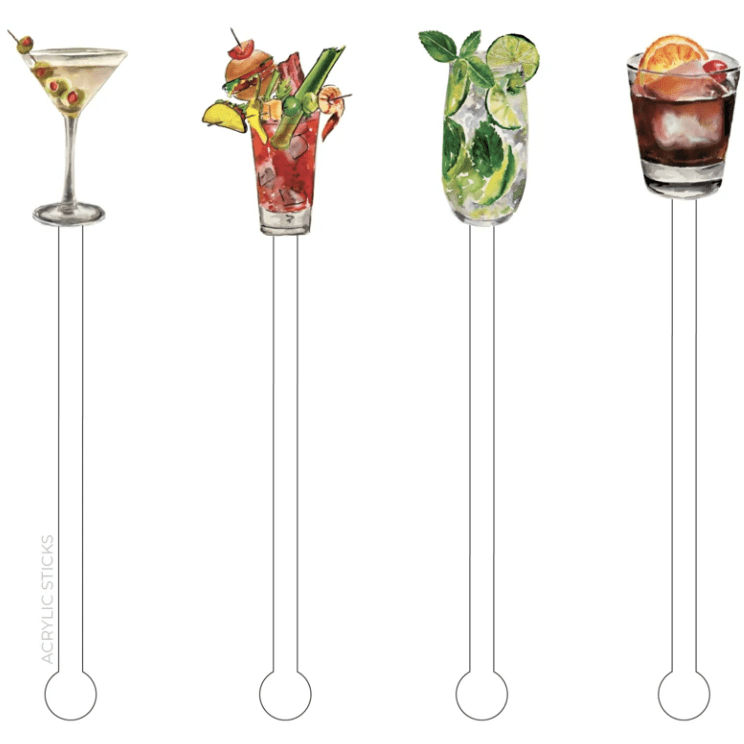 IT'S 5 O'CLOCK SOMEWHERE Drink Stir Sticks - Something Splendid Co.