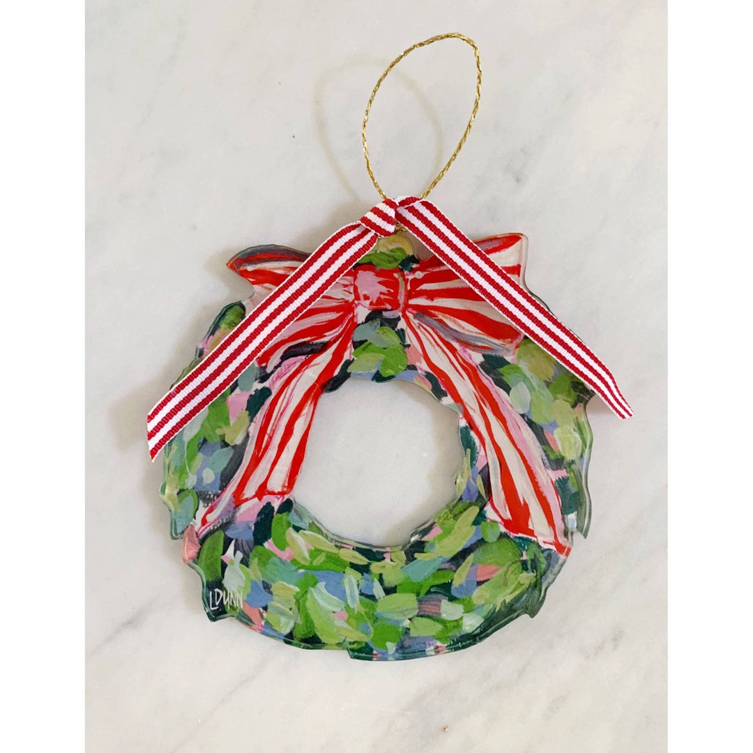 Wreath Acrylic Ornament - Something Splendid Co.